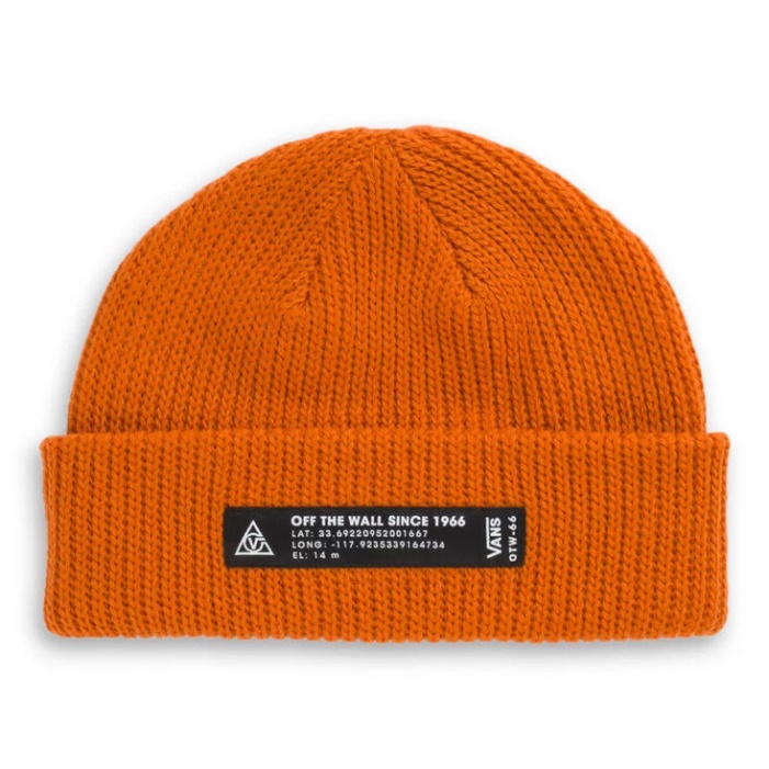 Vans 66 Ellátás Holt Mandzsetta Beanie Gold Flame