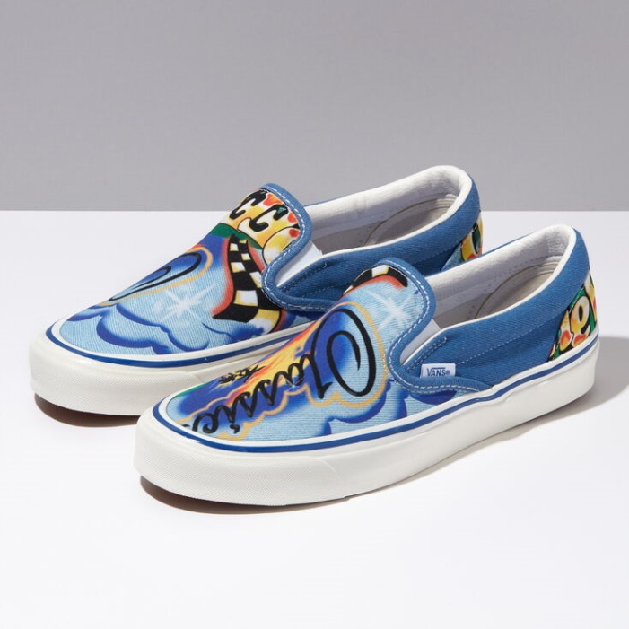 Vans Anaheim Gyári Klasszikus Slip-on 98 Dx Airbrush-true White