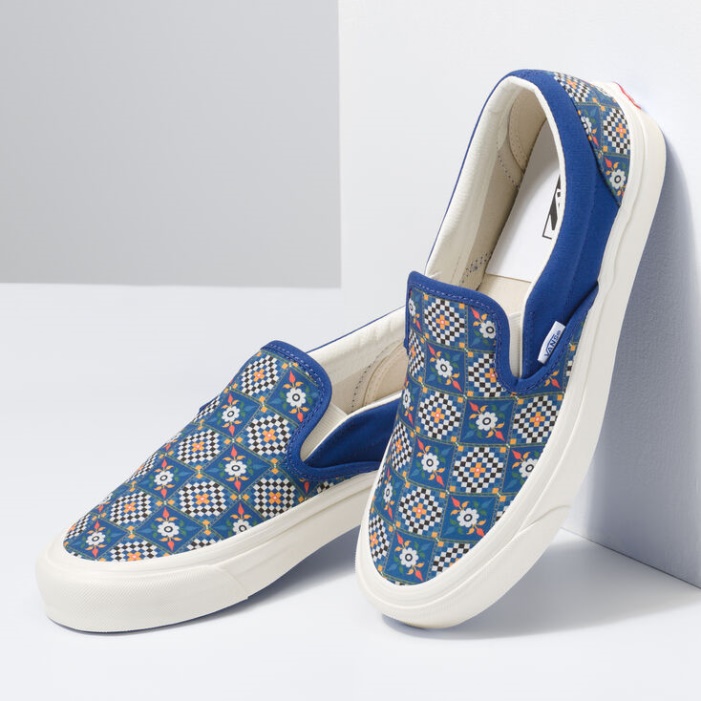 Vans Anaheim Gyári Klasszikus Slip-on 98 Dx Csempe Checkerboard-limoges