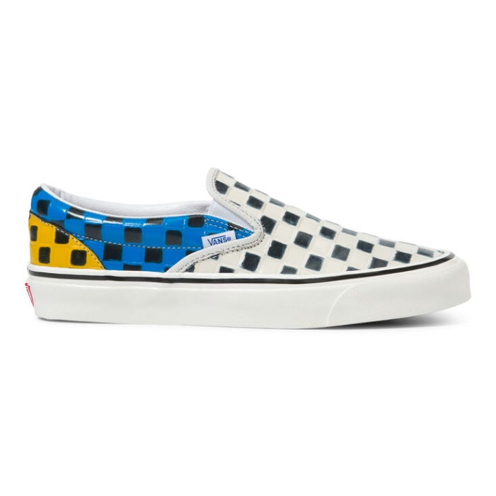Vans Anaheim Gyári Bőr Csekk Klasszikus Slip-on 98 Dx Bőr Check-multi