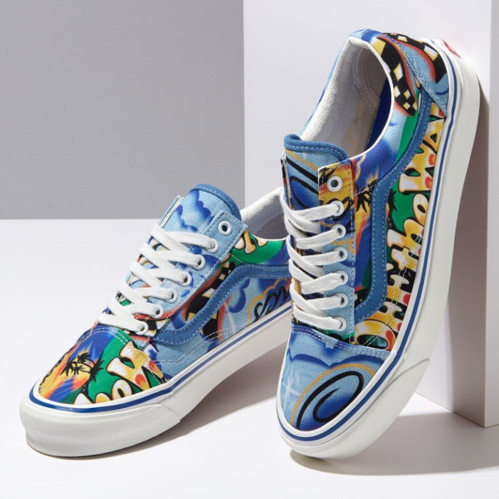 Vans Anaheim Factory Old Skool 36 Dx Airbrush-true White