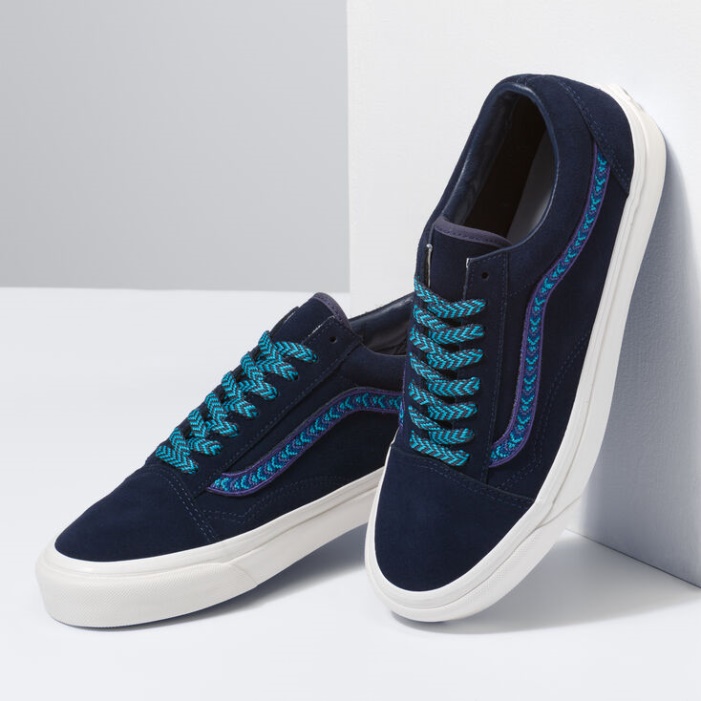 Vans Anaheim Factory Old Skool 36 Dx Festett Sötétkék Atoll