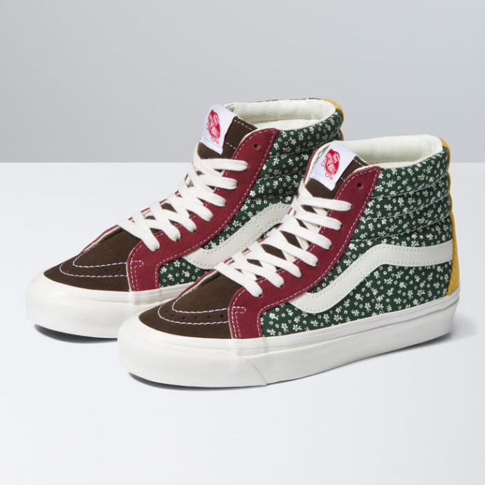 Vans Anaheim Factory Sk8-hi 38 Dx Og Cord-flower Multi