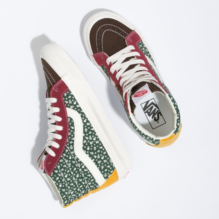 Vans Anaheim Factory Sk8-hi 38 Dx Og Cord-flower Multi