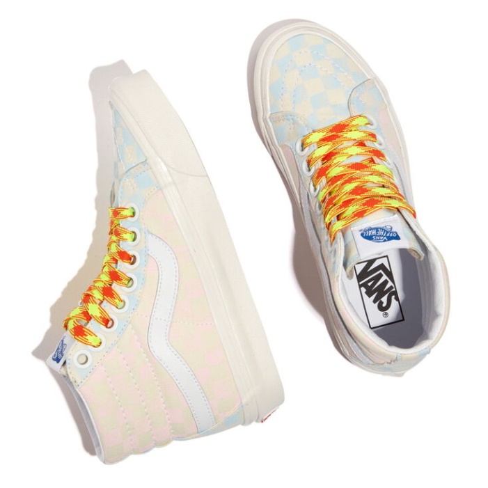 Vans Anaheim Factory Sk8-hi 38 Dx Og Wash-checkerboard