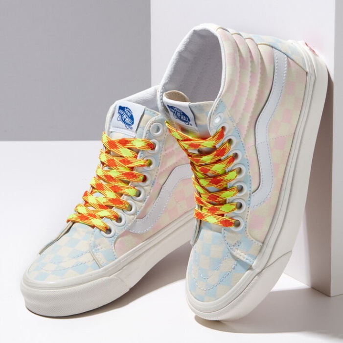 Vans Anaheim Factory Sk8-hi 38 Dx Og Wash-checkerboard