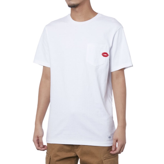 Vans Anaheim Ajkak Zsebes Póló Fehér