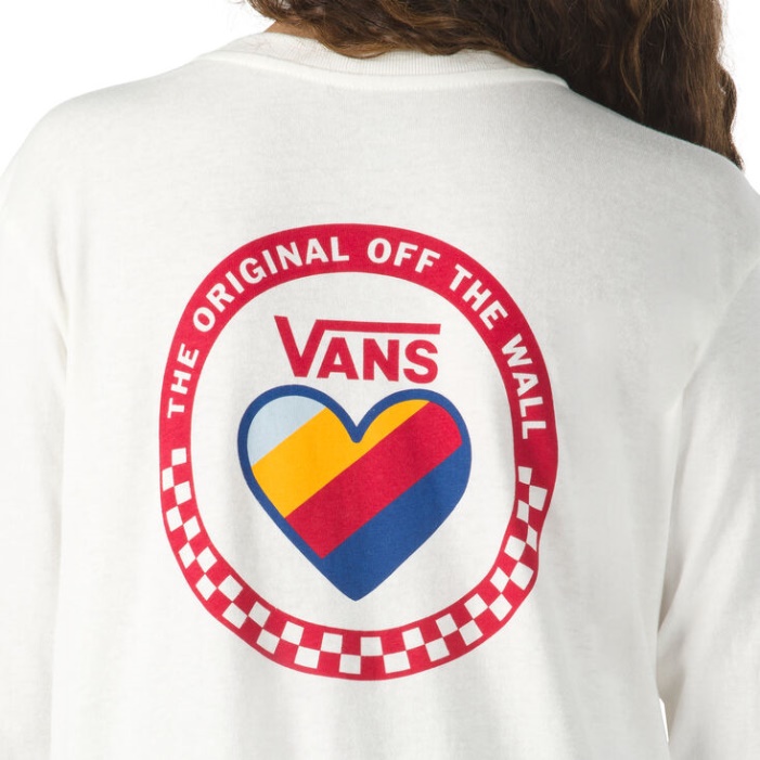 Vans Anaheim Szivárvány Barát Póló Mályvacukor