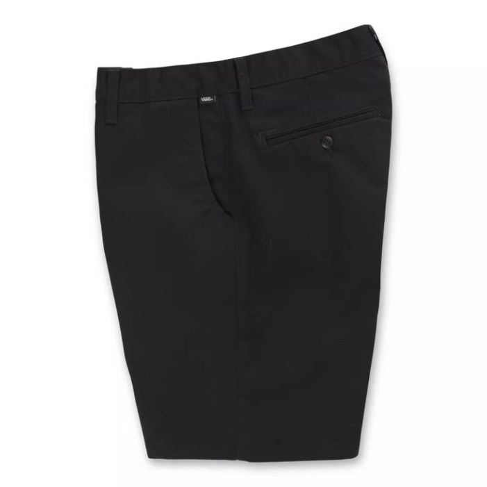 Furgonok Autentikus Chino Relaxed Rövid Fekete