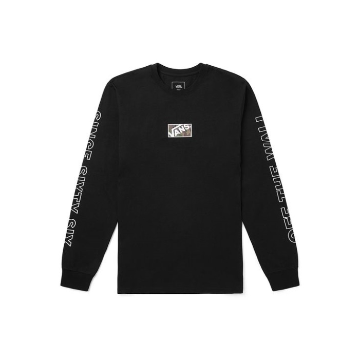 Vans Box Liner Otw Hosszú Ujjú Póló Fekete