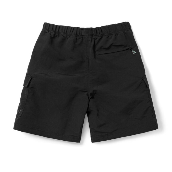 Furgonok Tábor Laza Nylon Rövid Fekete