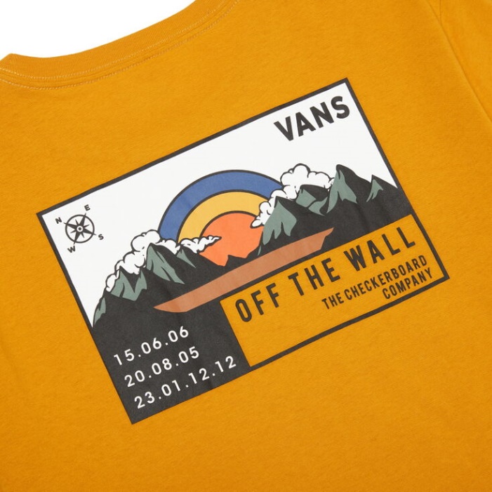 Vans Camper Gx Rövid Ujjú Póló Aranybarna