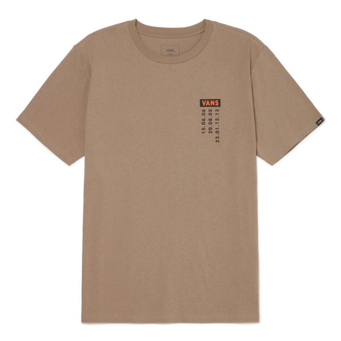 Vans Camper Sl Logós Rövid Ujjú Póló Desert Taupe