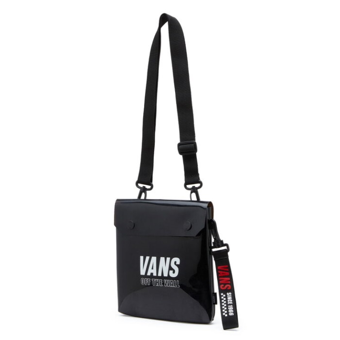 Kisteherautók Ellenőrző Gyűrű Crossbody Táska Fekete