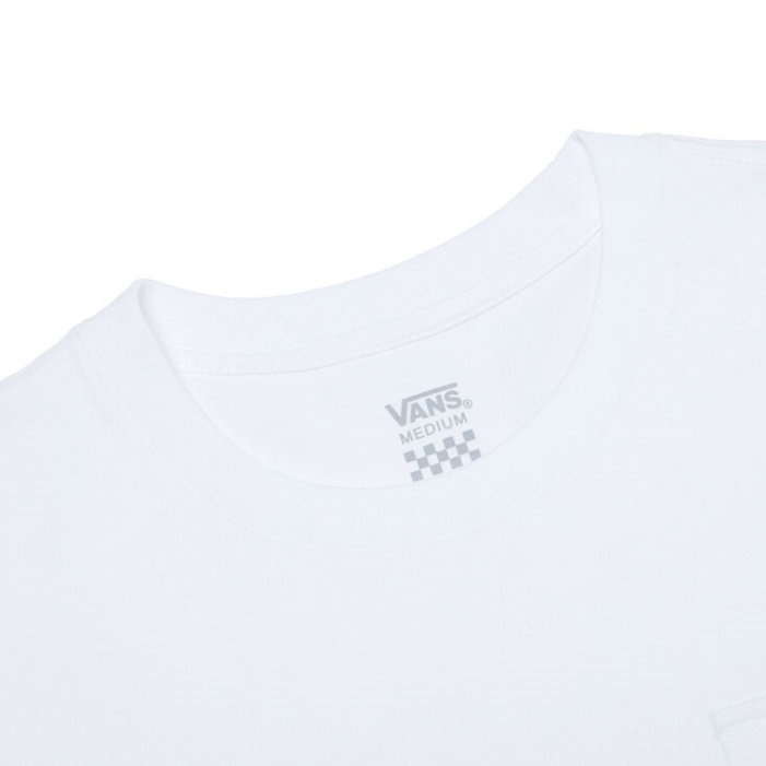 Vans Kockás Gyűrű Zsebes Póló Fehér