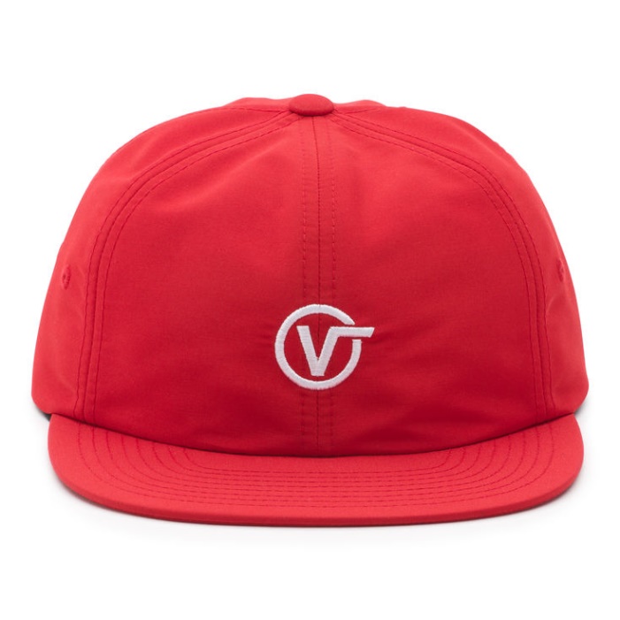 Vans Circle V Jockey Hat Racing Red
