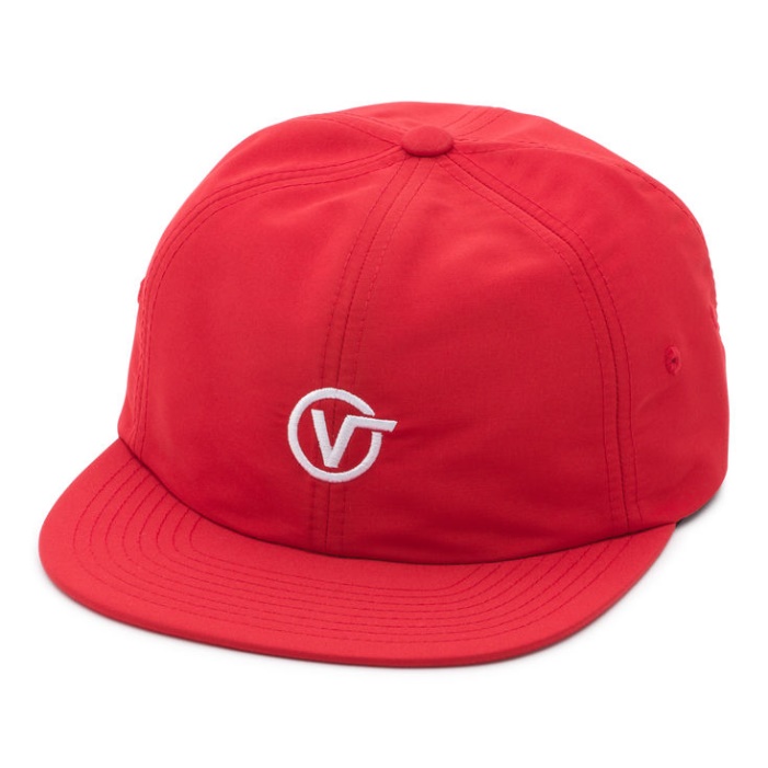 Vans Circle V Jockey Hat Racing Red