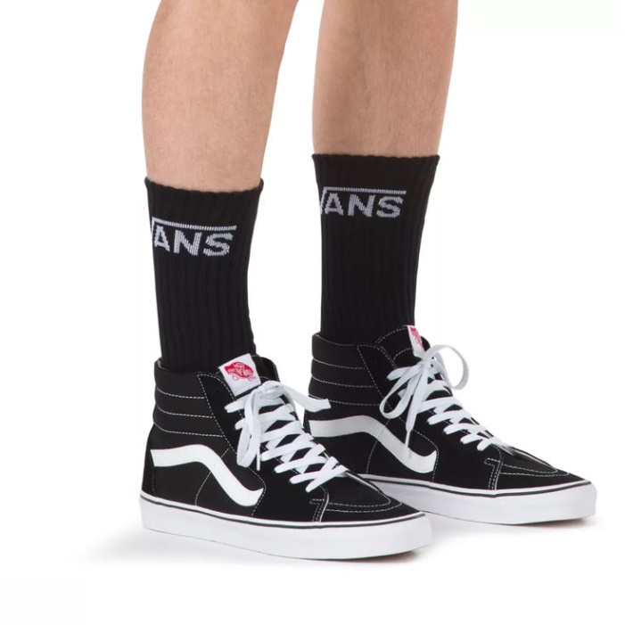 Vans Classic Crew Zokni 3 Csomag Fekete