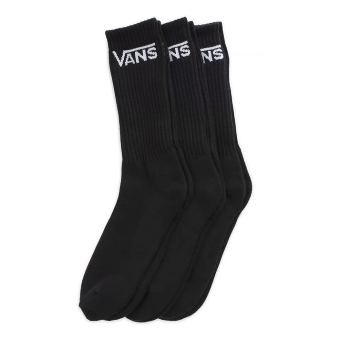 Vans Classic Crew Zokni 3 Csomag Fekete