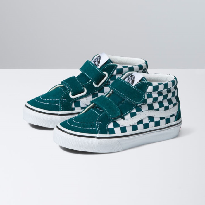 Furgonok Színelméleti Gyerekek Sk8-mid Reissue V Mély Kékeszöld