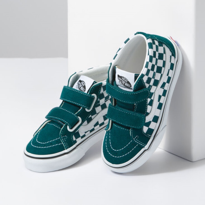 Furgonok Színelméleti Gyerekek Sk8-mid Reissue V Mély Kékeszöld