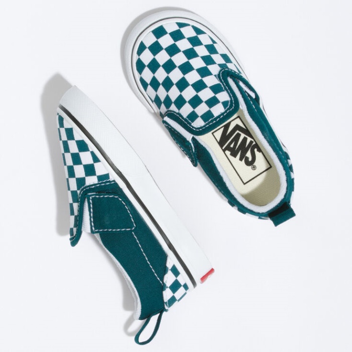 Kisteherautó Színelméleti Totdler Slip-on V Mély Kékeszöld