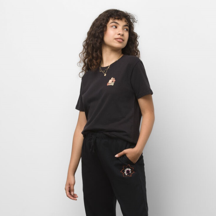Vans Cultivate Care Boyfriend Póló Fekete