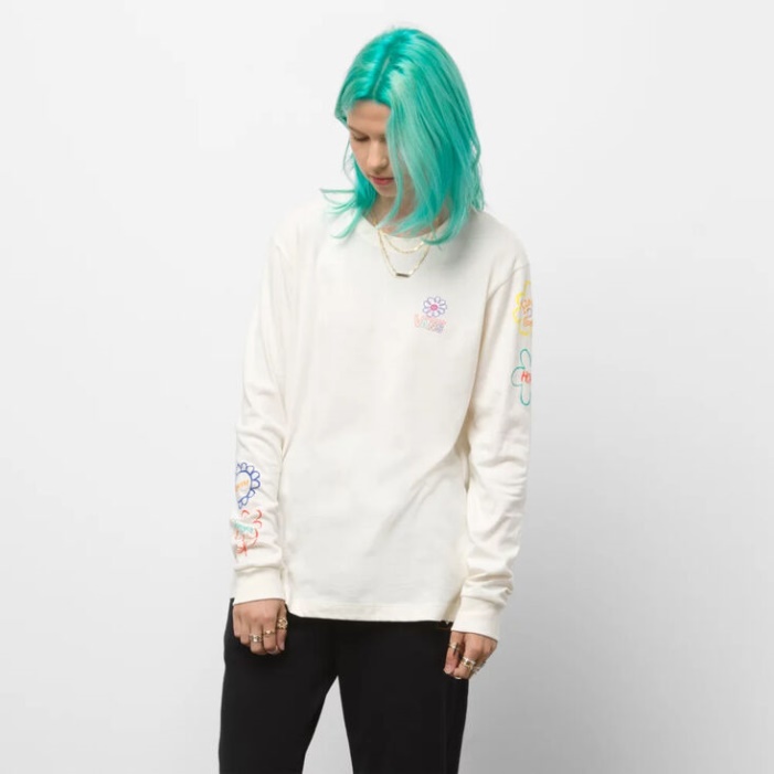 Vans Cultivate Care Hosszú Ujjú Barát Póló Mályvacukor