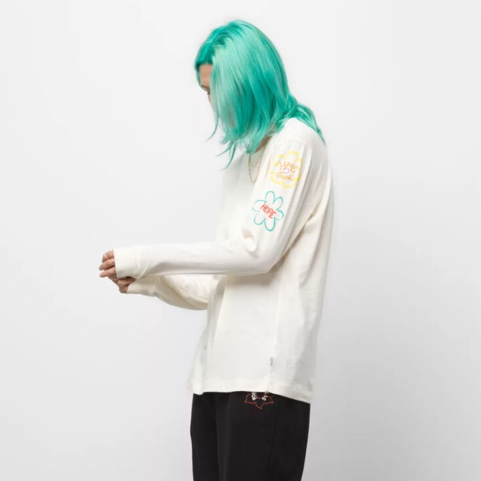 Vans Cultivate Care Hosszú Ujjú Barát Póló Mályvacukor