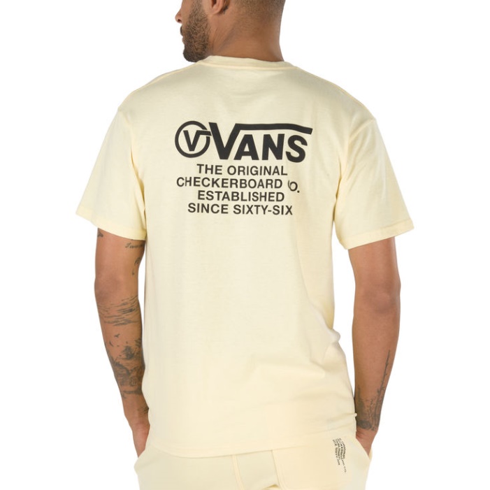 Vans Distortion Típusú Póló Dupla Krém