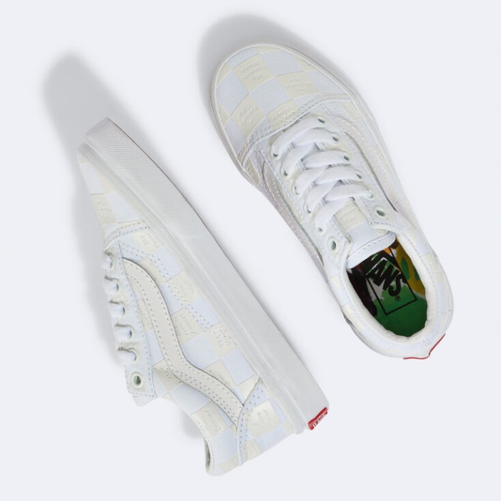 Vans Diy Old Skool True White