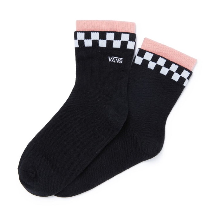 Vans Double Edge Crew Zokni (6,5-10 Méret 1 Pár Csomag) Fekete
