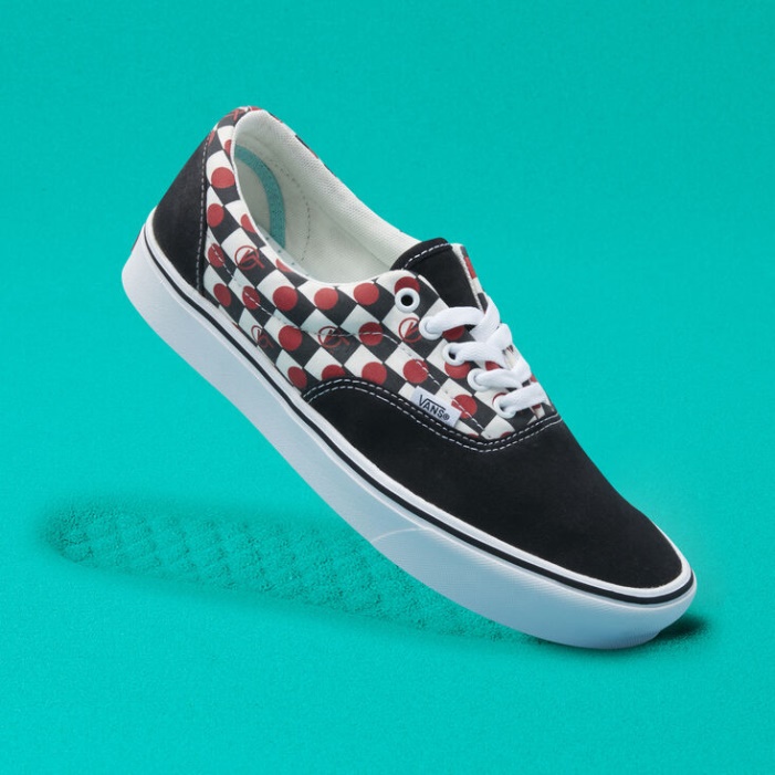 Vans Drop V Check Comfycush Korszak Fekete-fehér