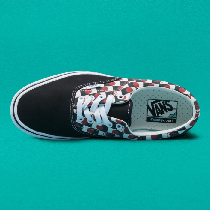Vans Drop V Check Comfycush Korszak Fekete-fehér