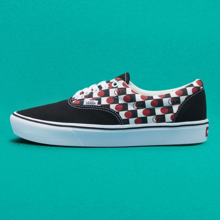Vans Drop V Check Comfycush Korszak Fekete-fehér