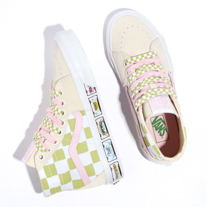 Vans Em On Holiday Sk8-hi Kúpos Multi-true White