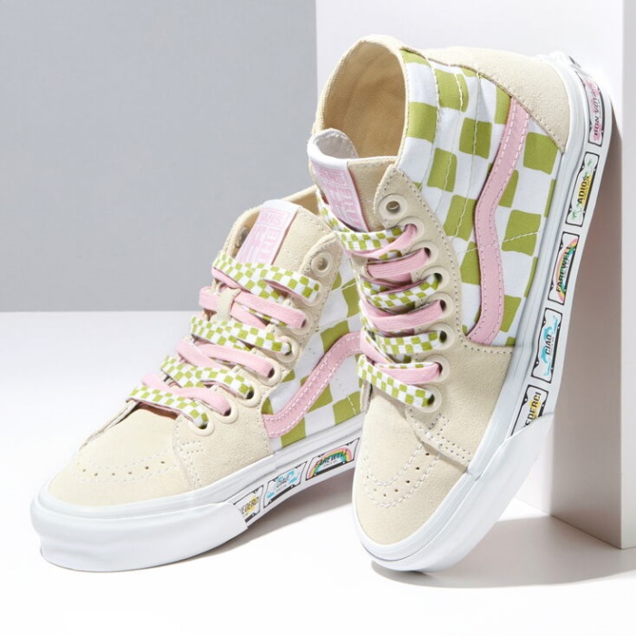 Vans Em On Holiday Sk8-hi Kúpos Multi-true White