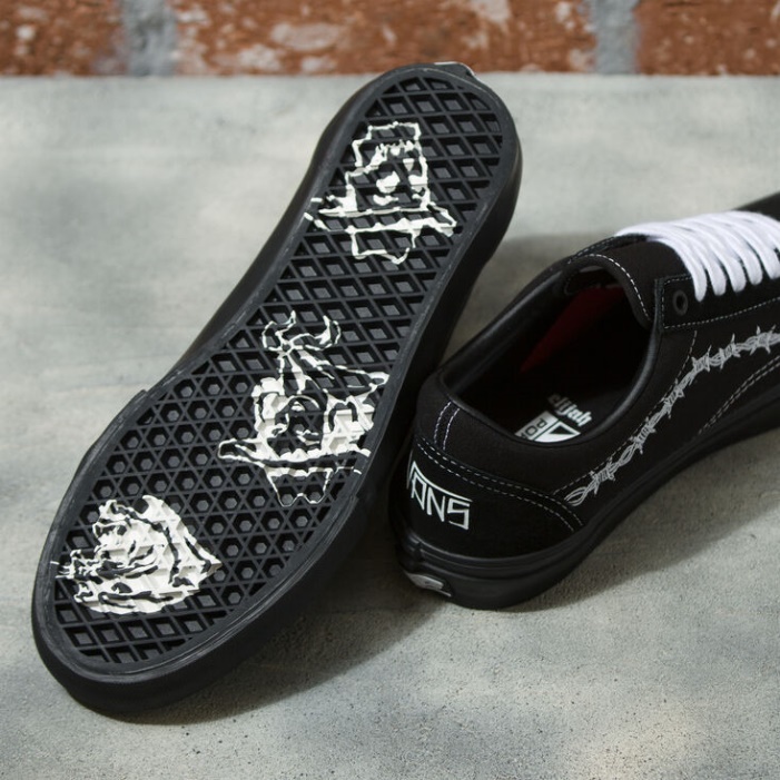 Vans Elijah Berle Skate Old Skool Fekete-fekete-fehér