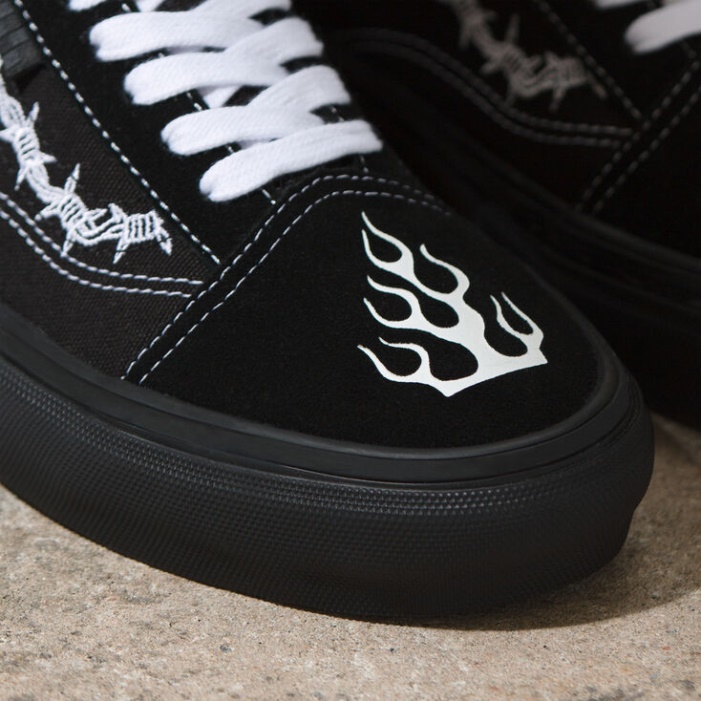 Vans Elijah Berle Skate Old Skool Fekete-fekete-fehér