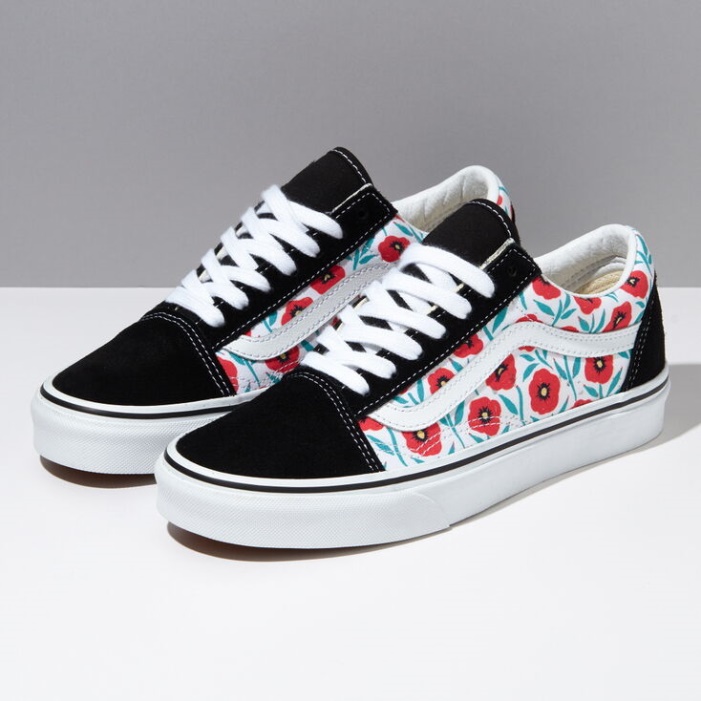 Vans Virágok Old Skool Black-true White