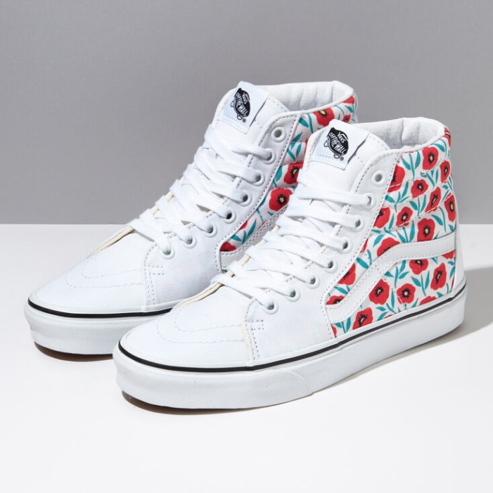 Kisteherautó Virágok Sk8-hi True White