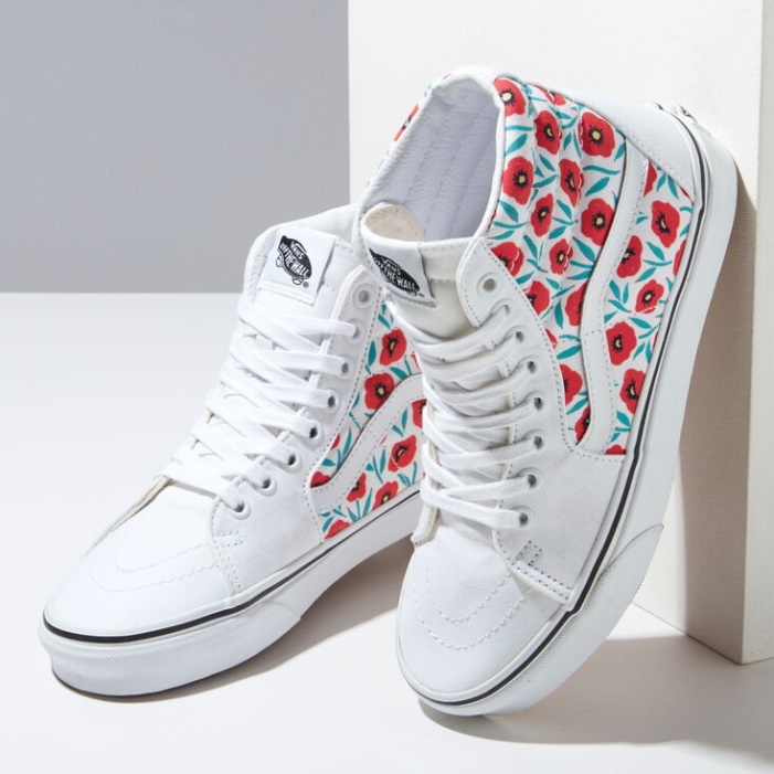 Kisteherautó Virágok Sk8-hi True White
