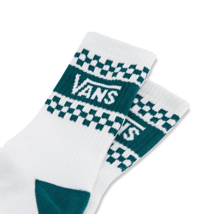 Vans Girl Band Crew Zokni 6,5-10 1db Fehér-mély Kékeszöld
