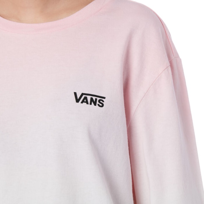 Vans Gradient Festett Hosszú Ujjú Póló Szivárvány Színátmenet