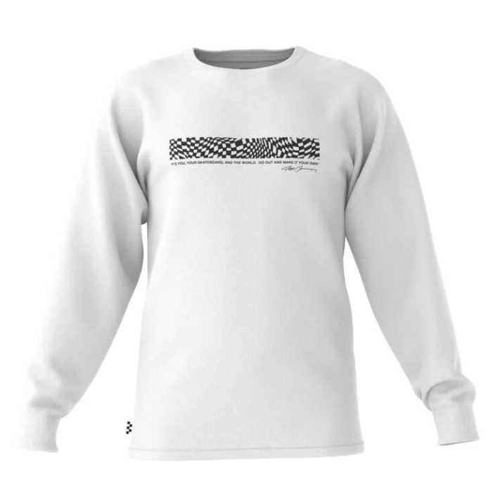 Vans Grosso Skate Hosszú Ujjú Póló Fehér