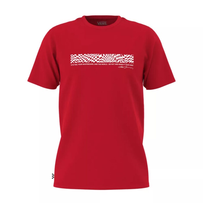 Vans Grosso Skate Póló Verseny Piros