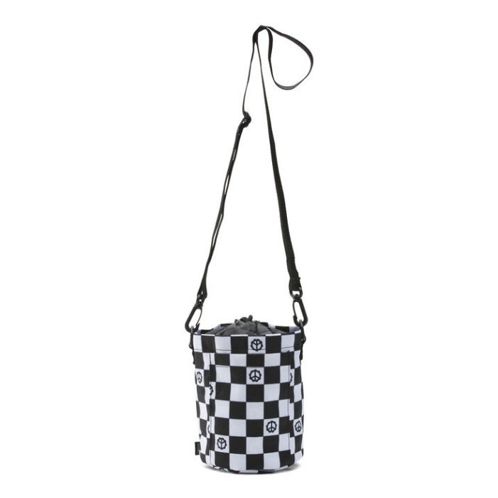 Furgonok Hidro Crossbody Táska Fekete-fehér