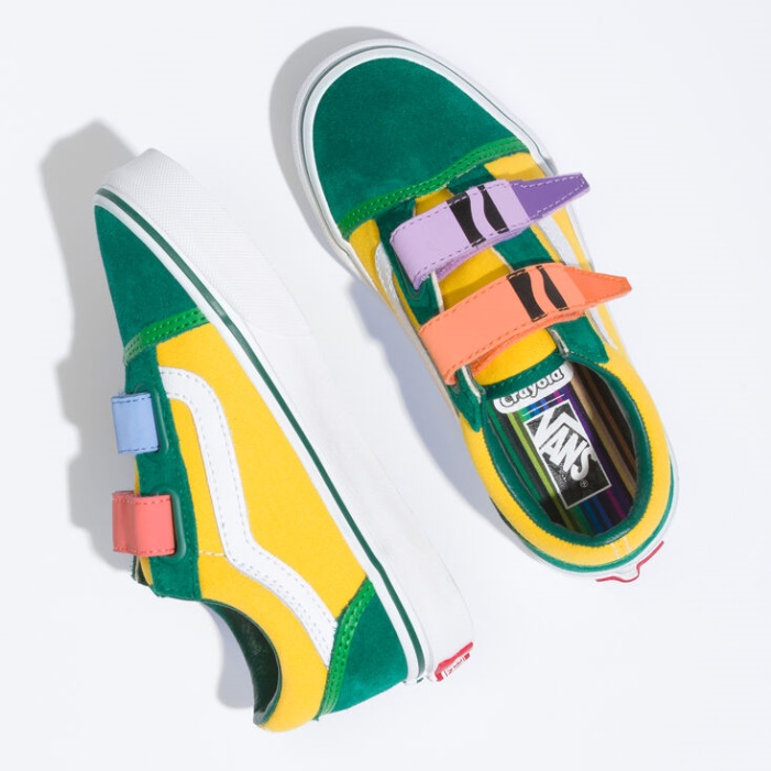 Vans Kids Crayola Old Skool V Cr Ki A Dobozból