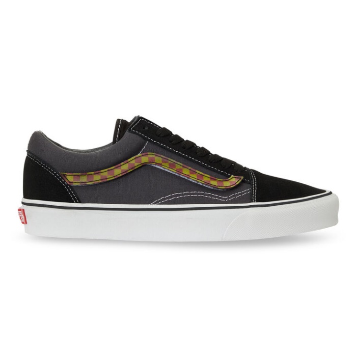Furgonok Lencse Alakú Sidestripe Old Skool Black-asphalt