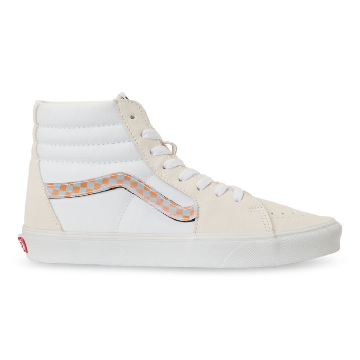 Vans Lencse Alakú Sidestripe Sk8-hi Blanc De Blanc-true White